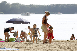 Strand bei Mookerplas PLASMOLEN