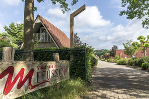 Huisjes 4-persoons, vakantiepark Molendal, achterzijde - kleine tuin